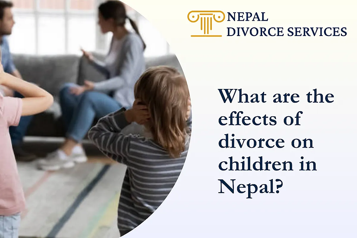What are the effects of divorce on children in Nepal?